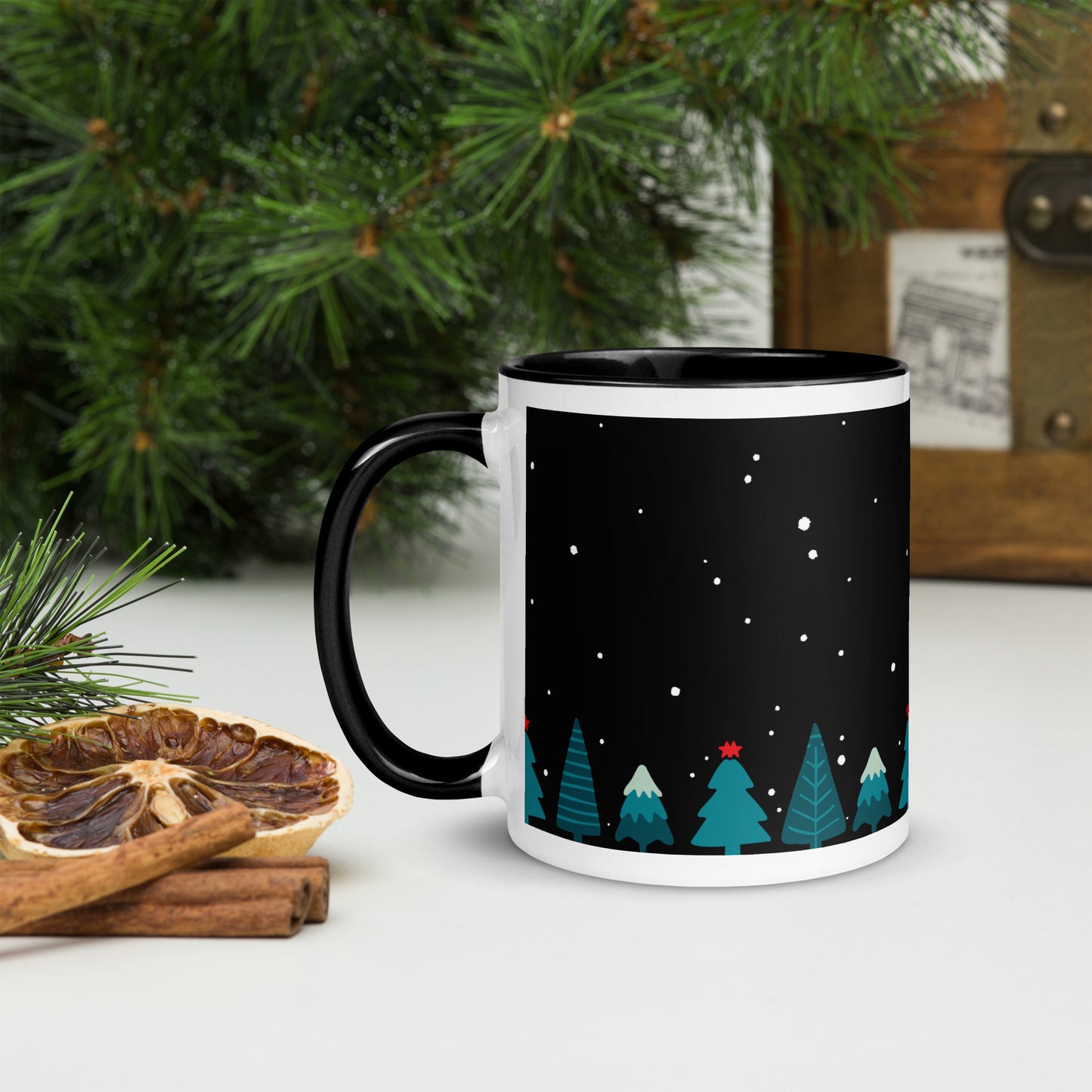 Taza caprichosa de invierno Let it Snow