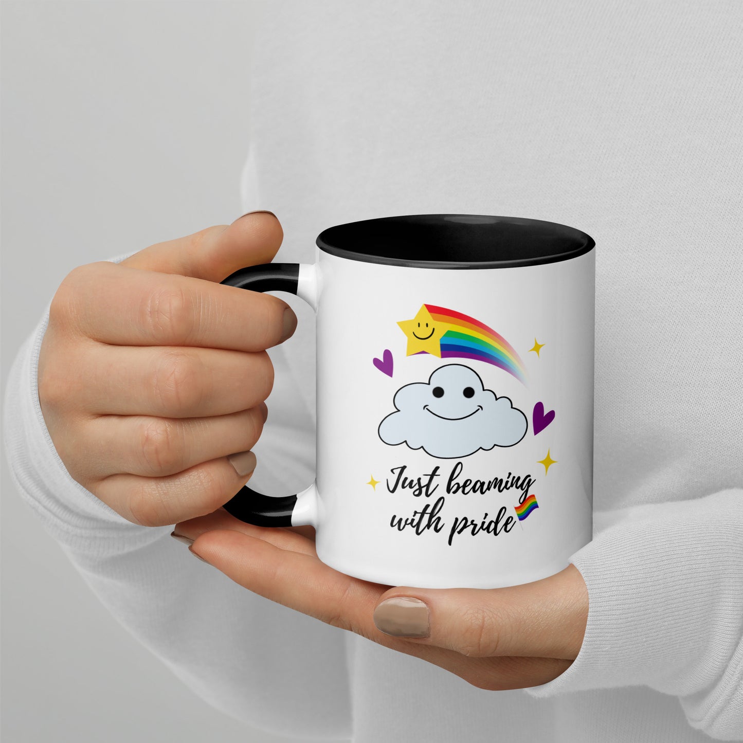 Taza de café Radiante de orgullo