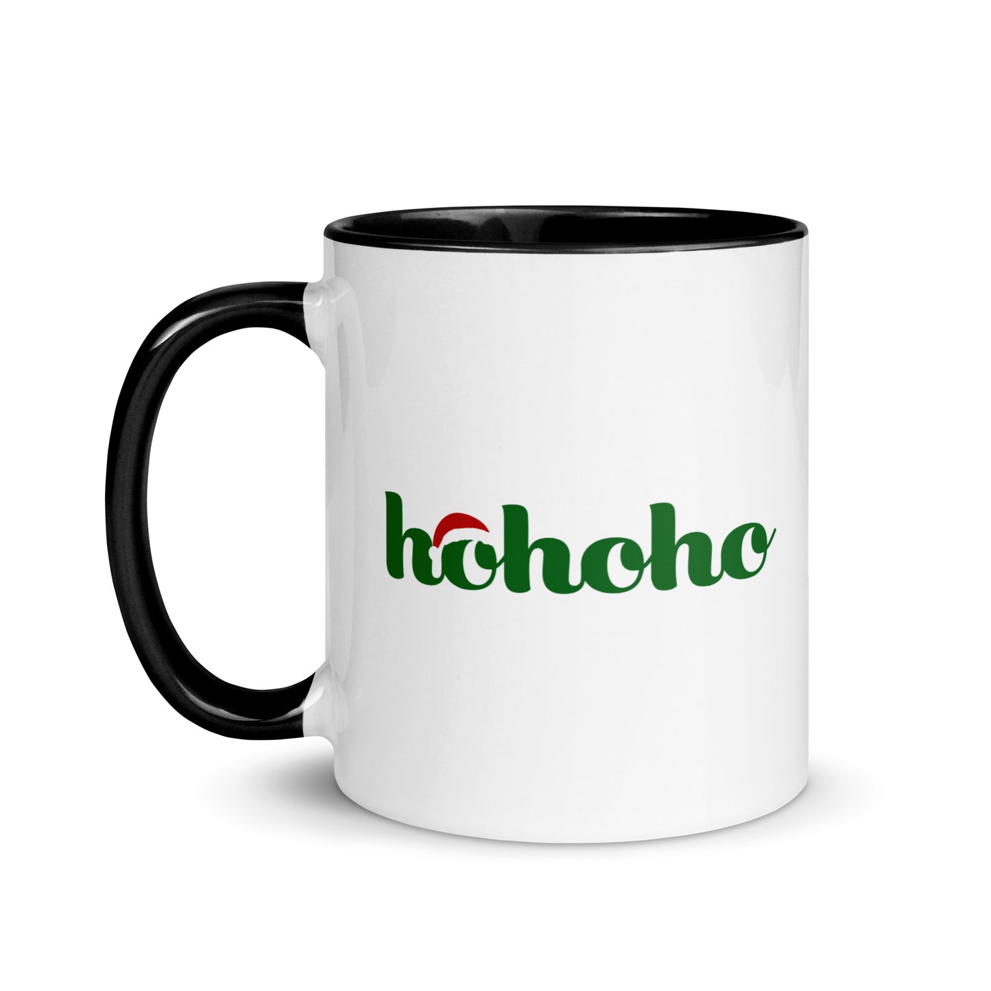 Taza de café con la alegría de Papá Noel