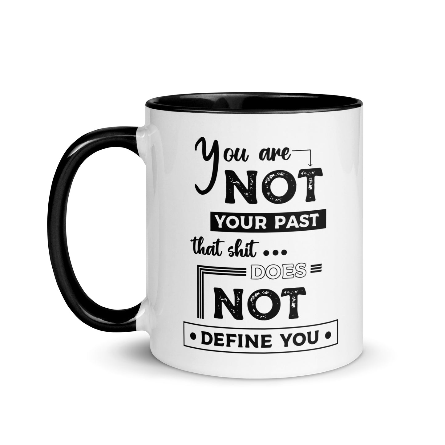 Taza de café Pasado atrás, futuro por delante