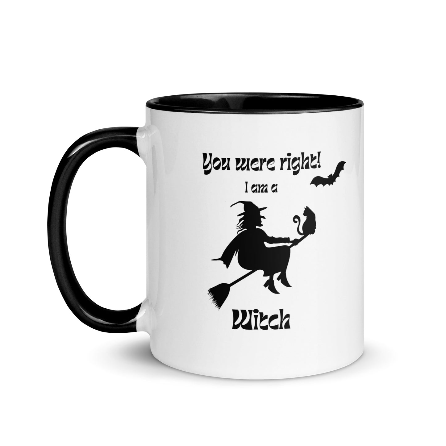 Taza de café con confesión de bruja