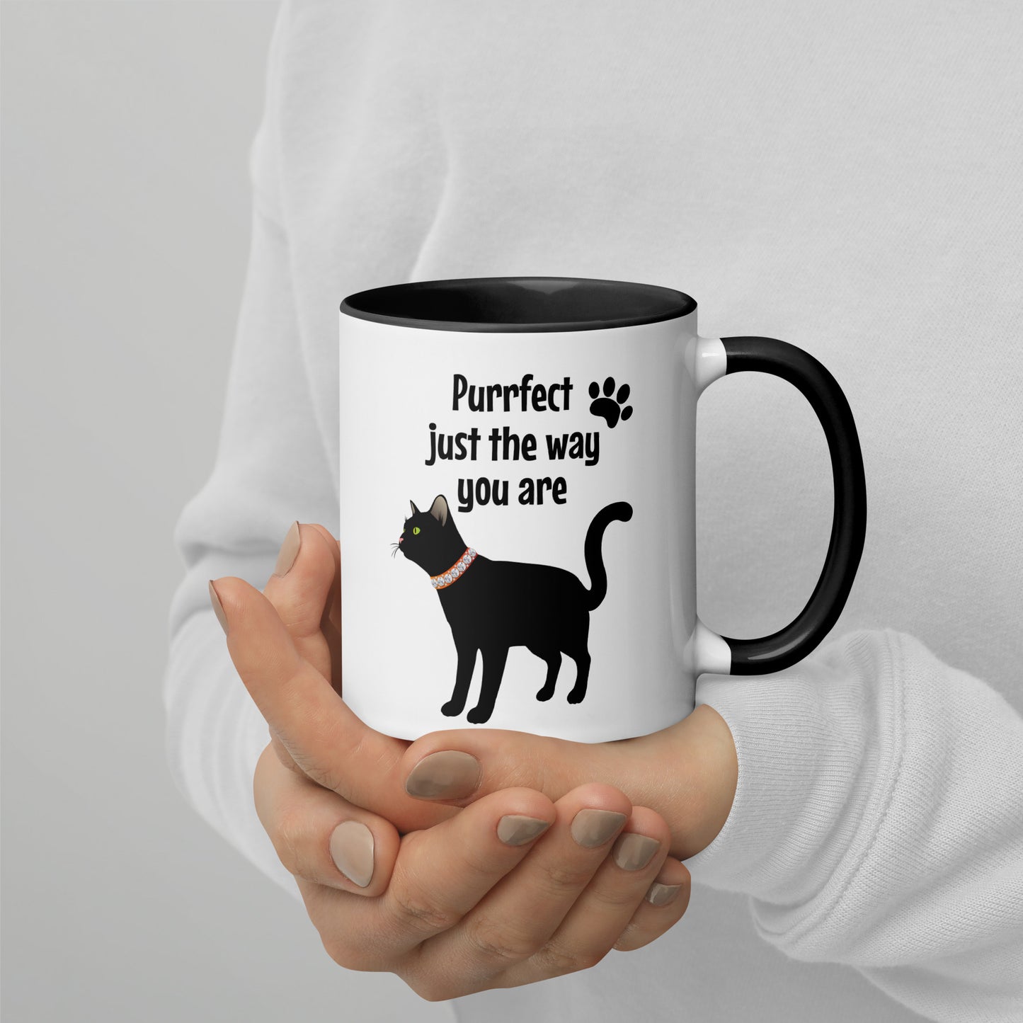 Taza de café Afirmaciones felinas: Purrfect You