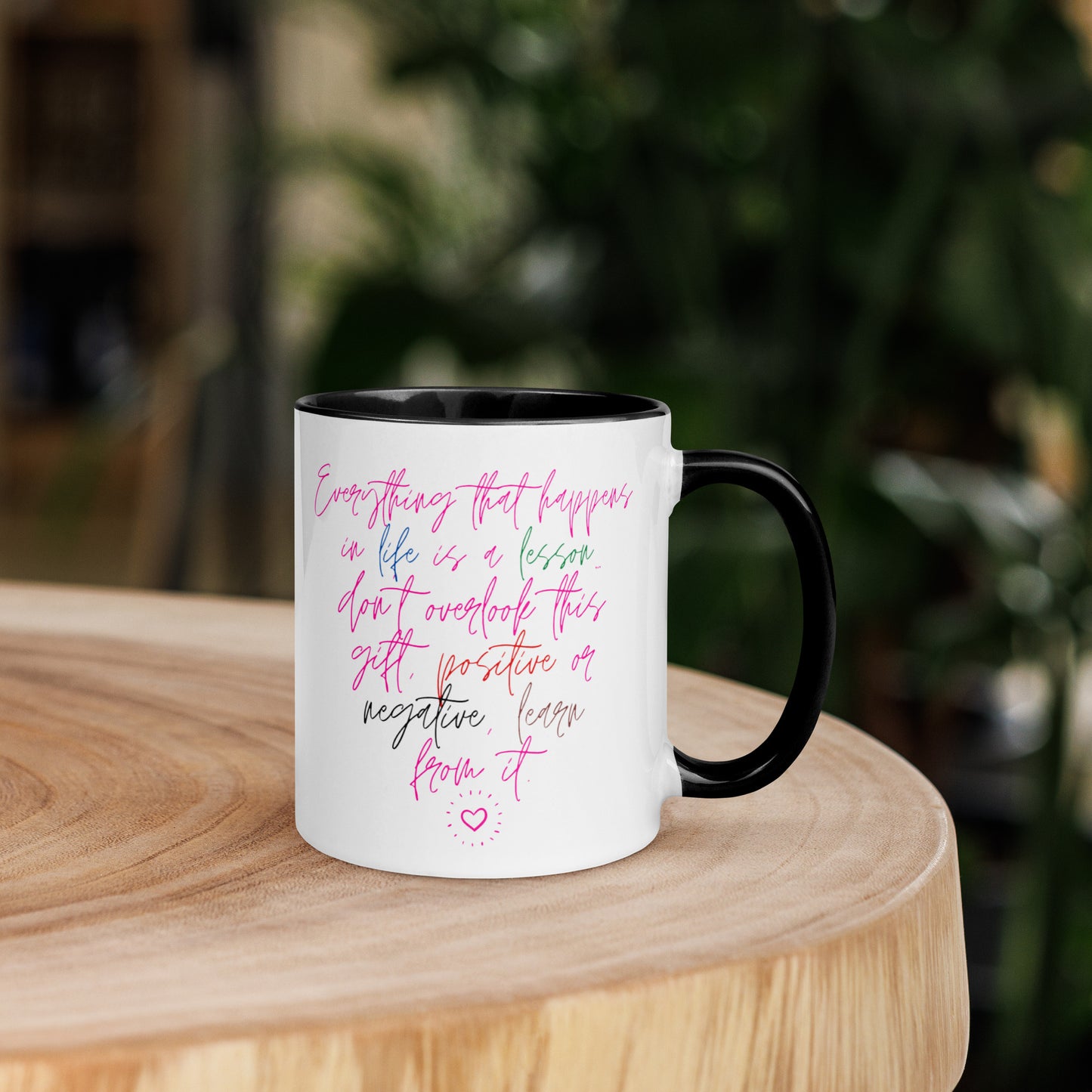 Abraza cada experiencia: Lecciones de vida Taza de café
