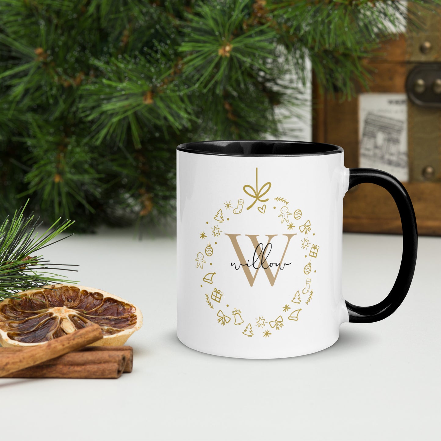 Taza de cerveza Yuletide Willow