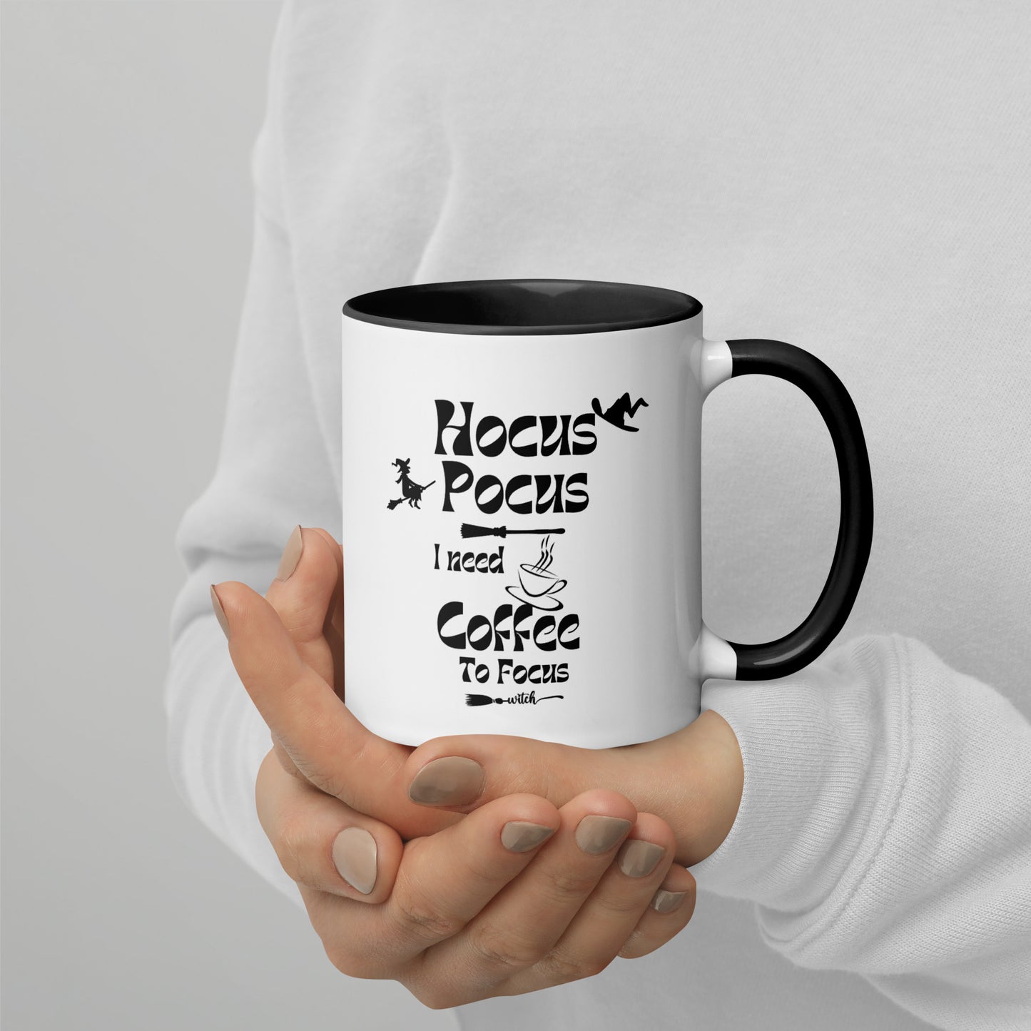 Taza de café con enfoque de Witch's Brew