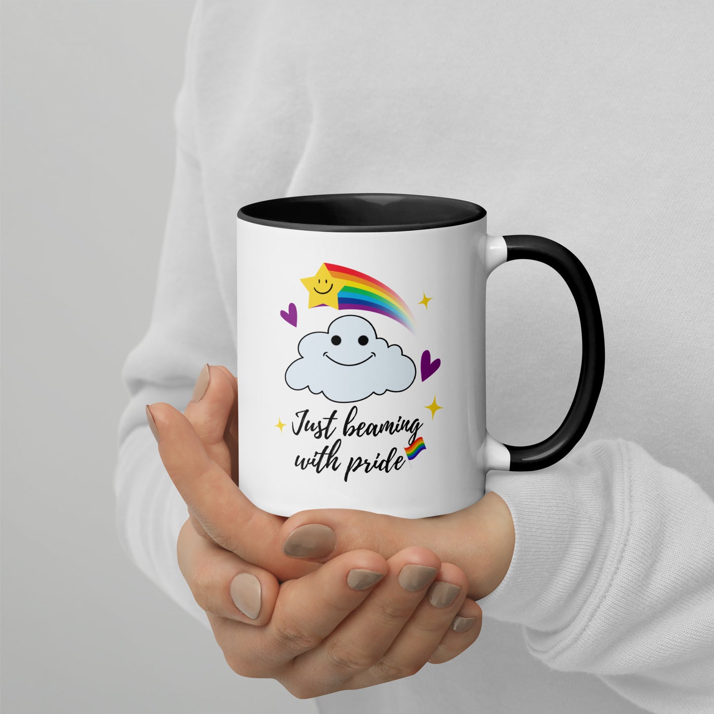Taza de café Radiante de orgullo