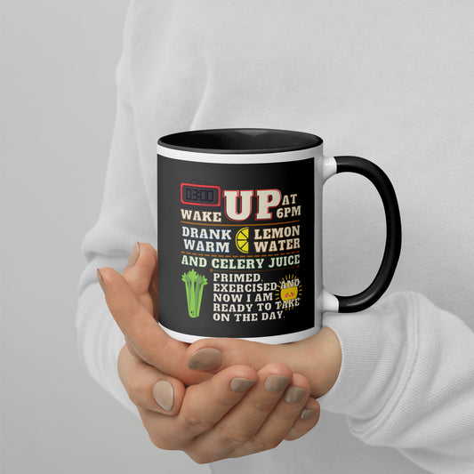Renacimiento nocturno: taza de café negra Ready to Conquer