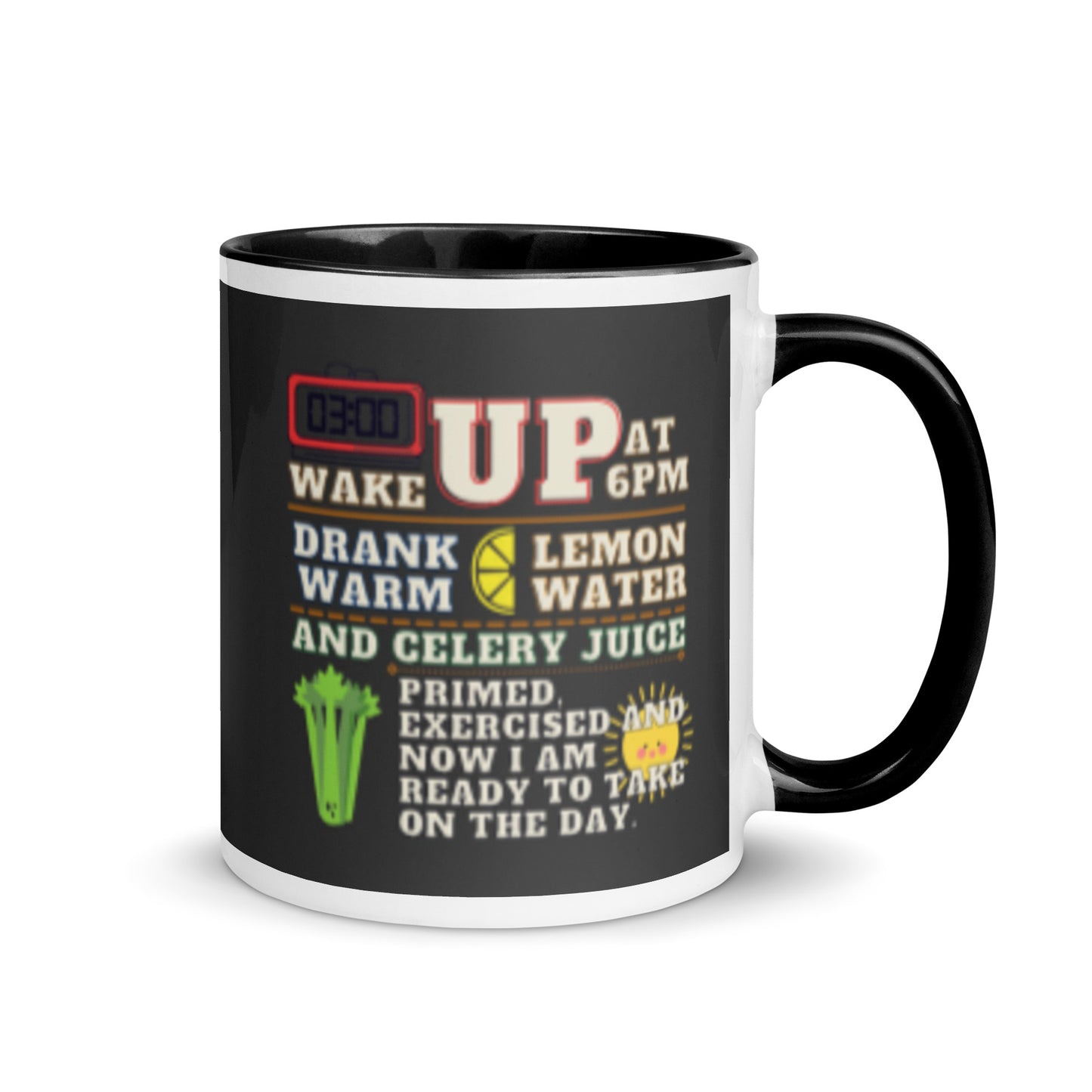 Renacimiento nocturno: taza de café negra Ready to Conquer