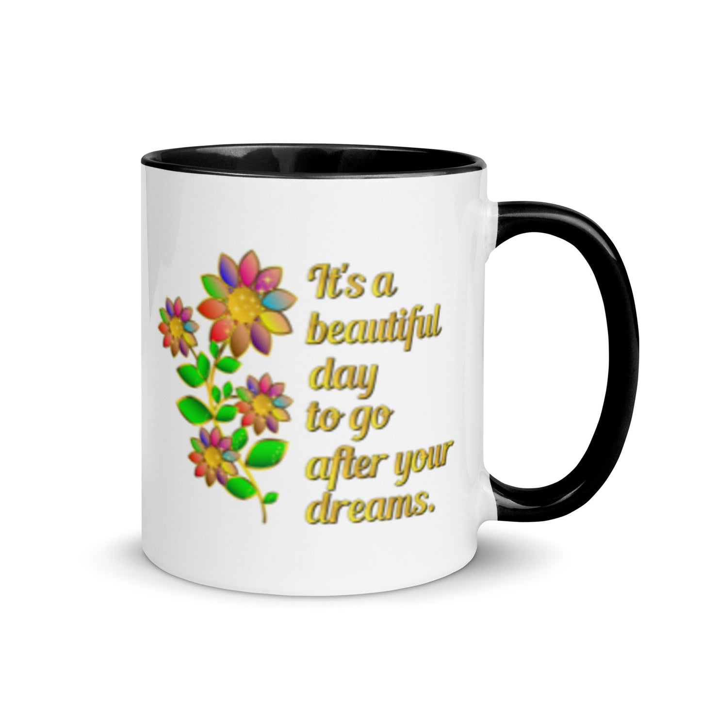 Persigue tus sueños: taza de café inspiradora