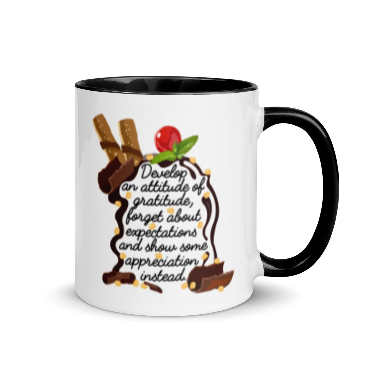Taza de café espresso con mensaje Gratitude Glow: Appreciation