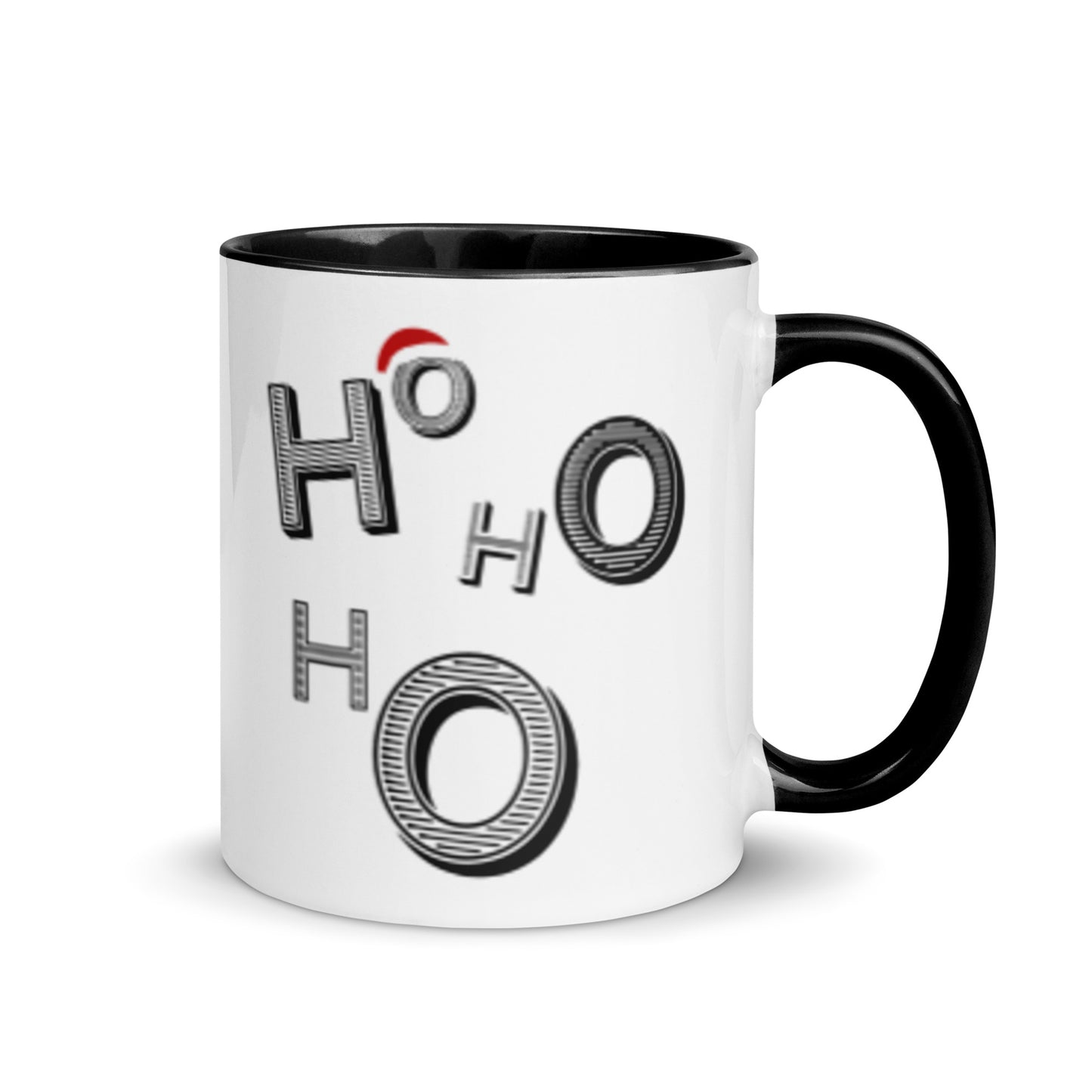 Taza de café con el texto "Hohoho" de Papá Noel