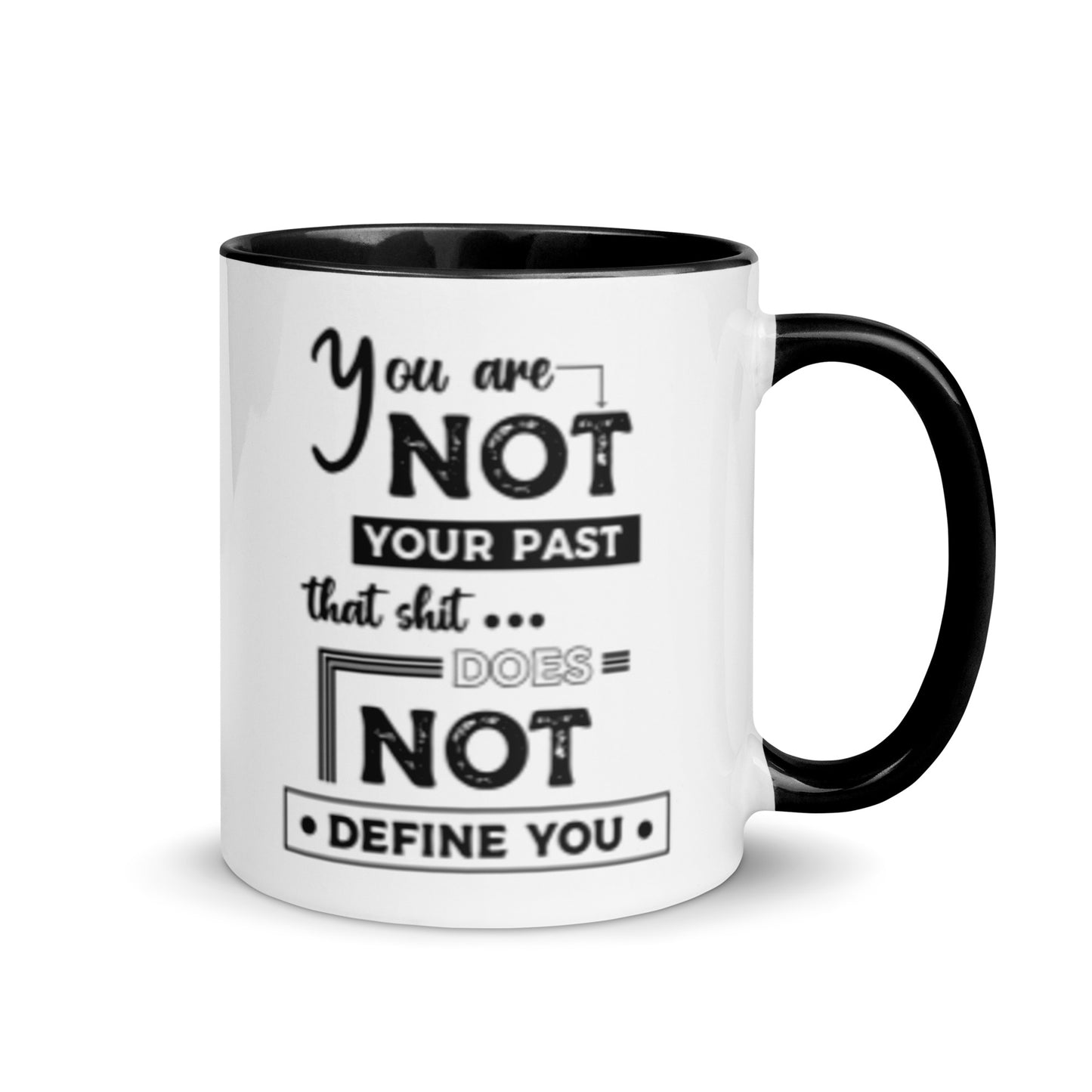 Taza de café Pasado atrás, futuro por delante