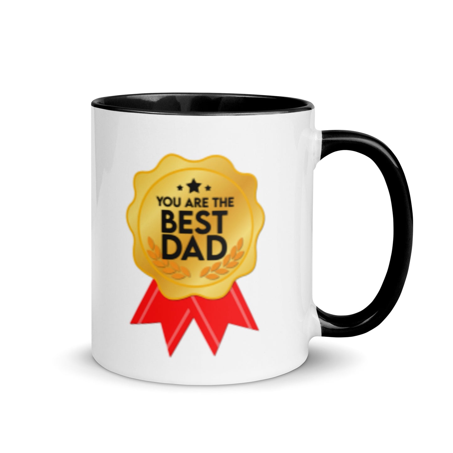 Taza de café con motivo de celebración "Eres el mejor papá"
