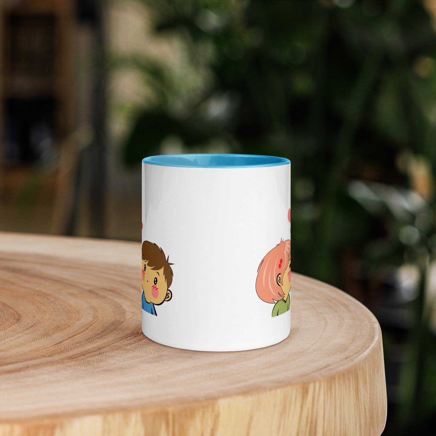 Taza de café El dulce abrazo del amor