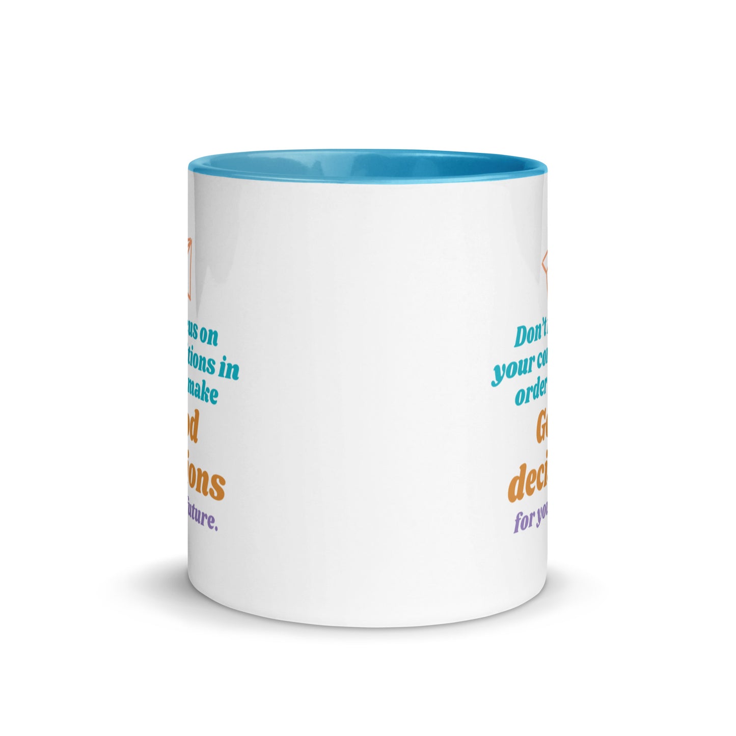 Taza de toma de decisiones orientada al futuro