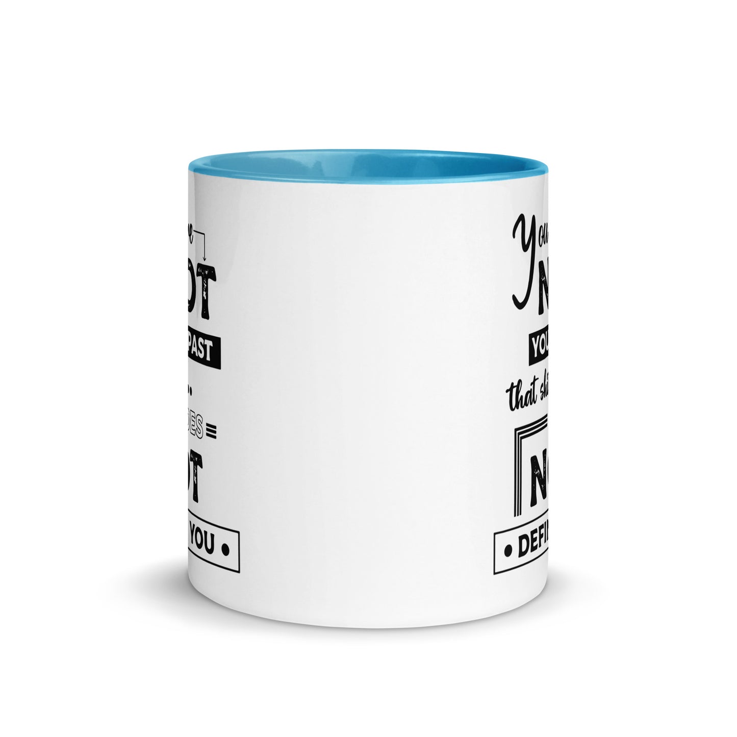 Taza de café Pasado atrás, futuro por delante