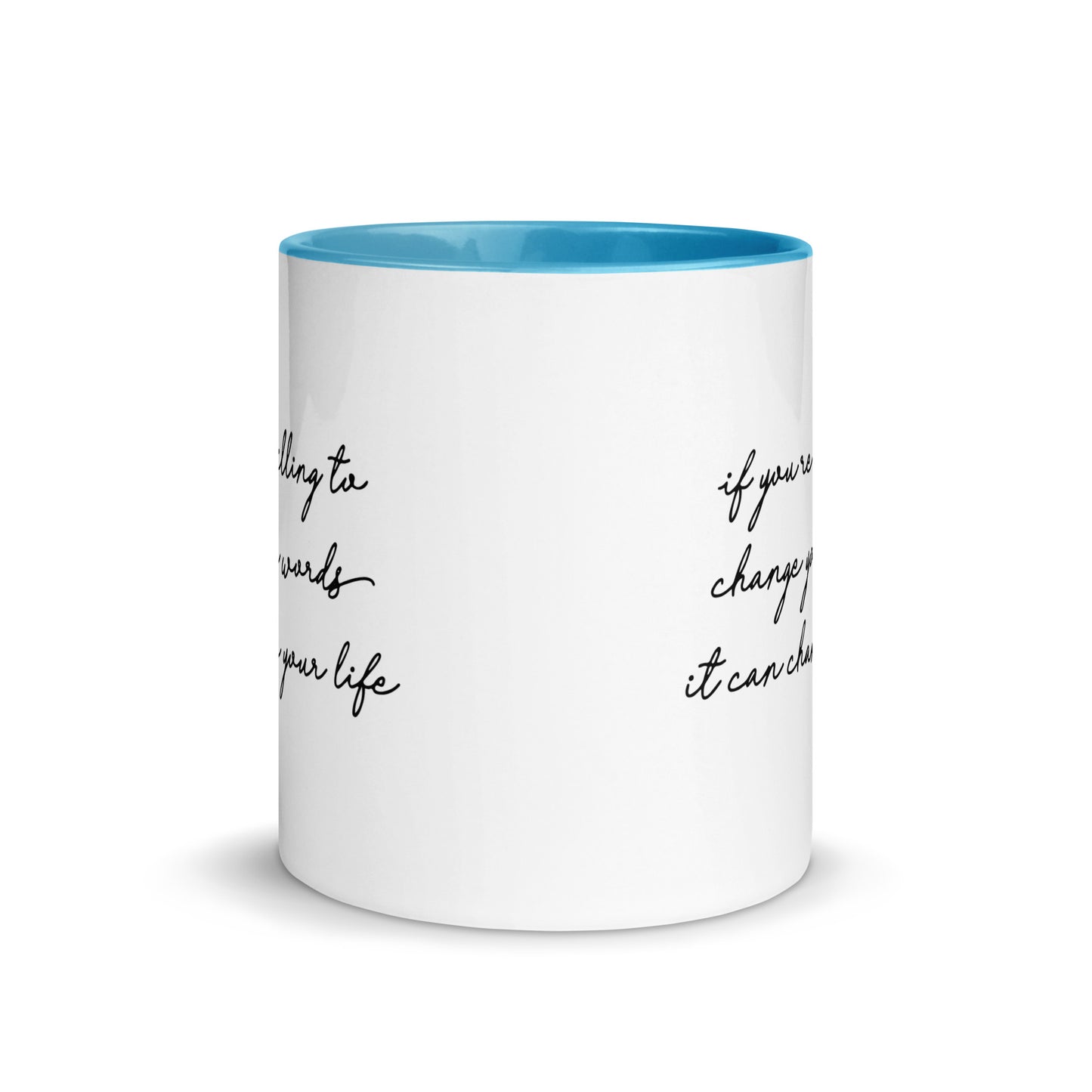 Taza de café con el poder de las palabras que te cambiará la vida