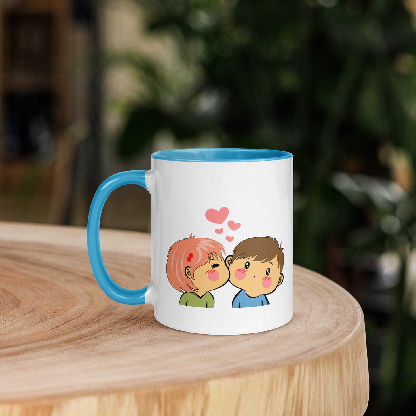 Taza de café El dulce abrazo del amor