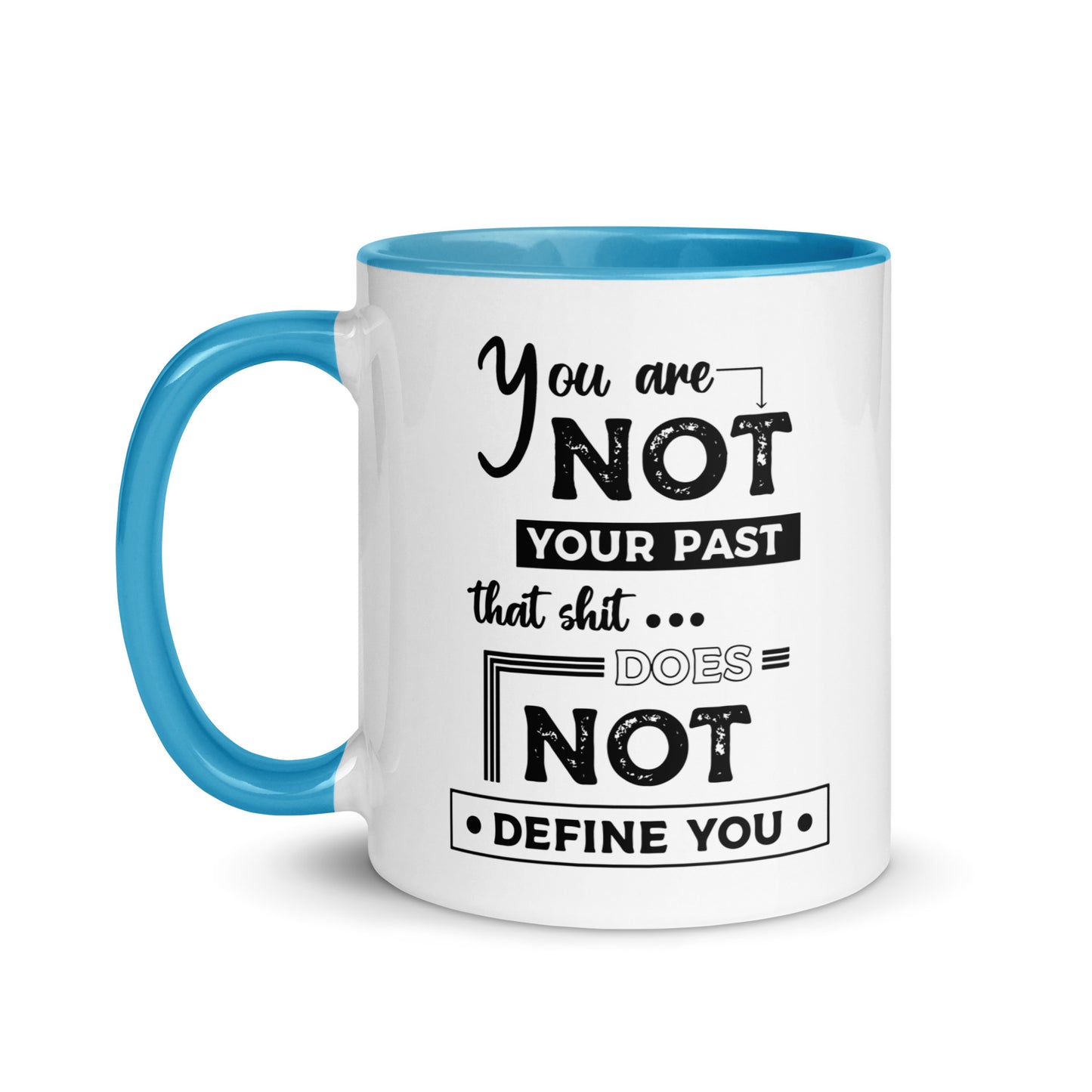 Taza de café Pasado atrás, futuro por delante