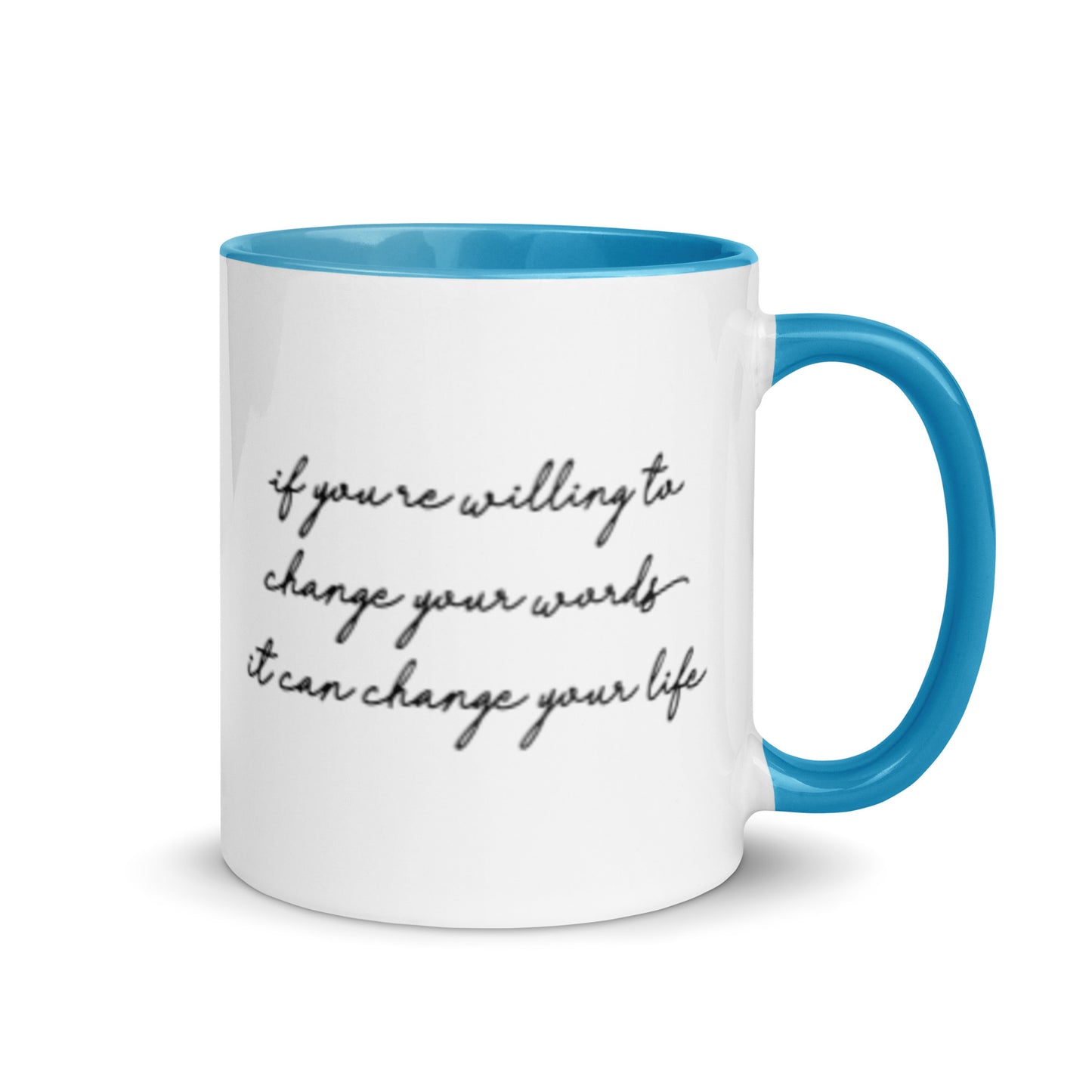 Taza de café con el poder de las palabras que te cambiará la vida