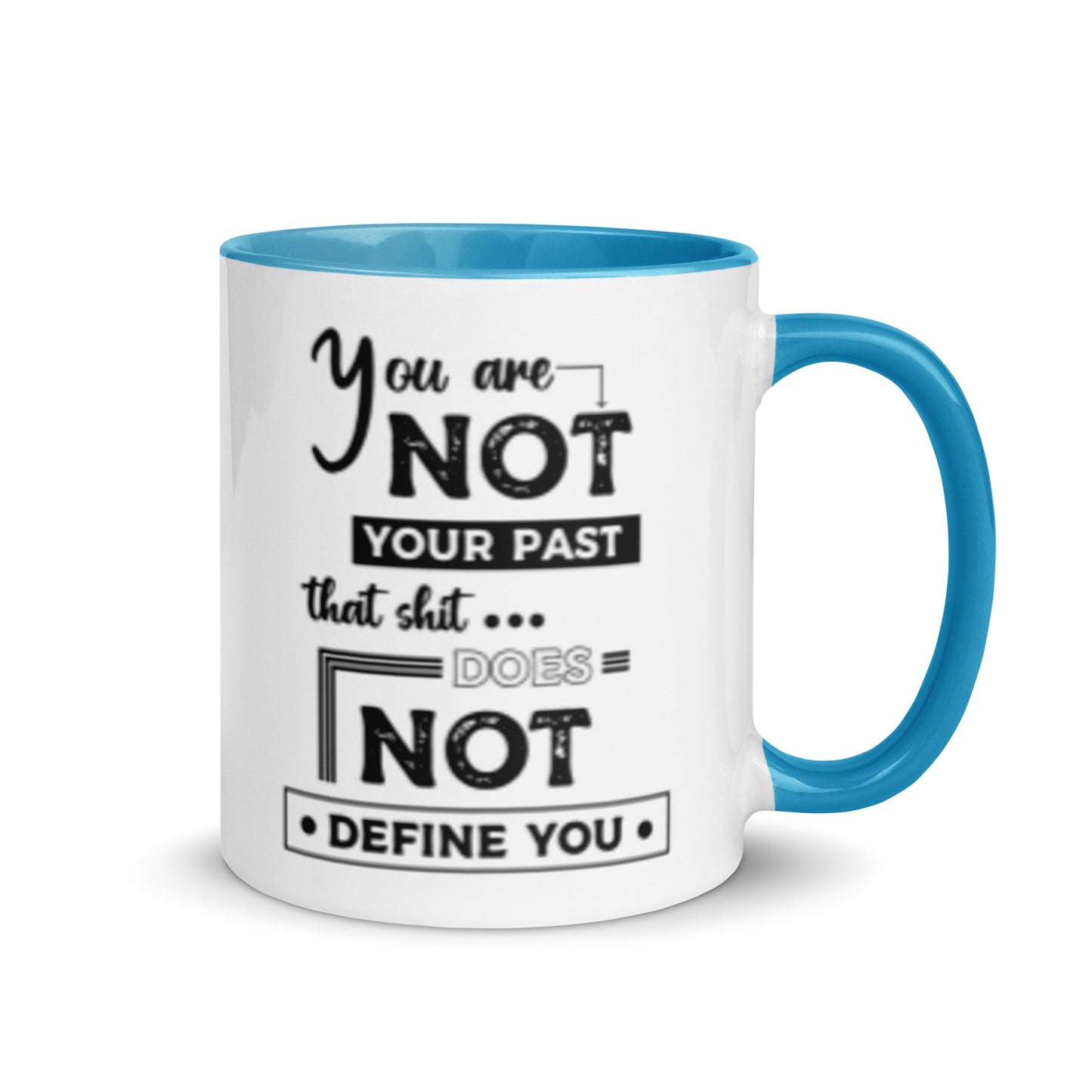 Taza de café Pasado atrás, futuro por delante