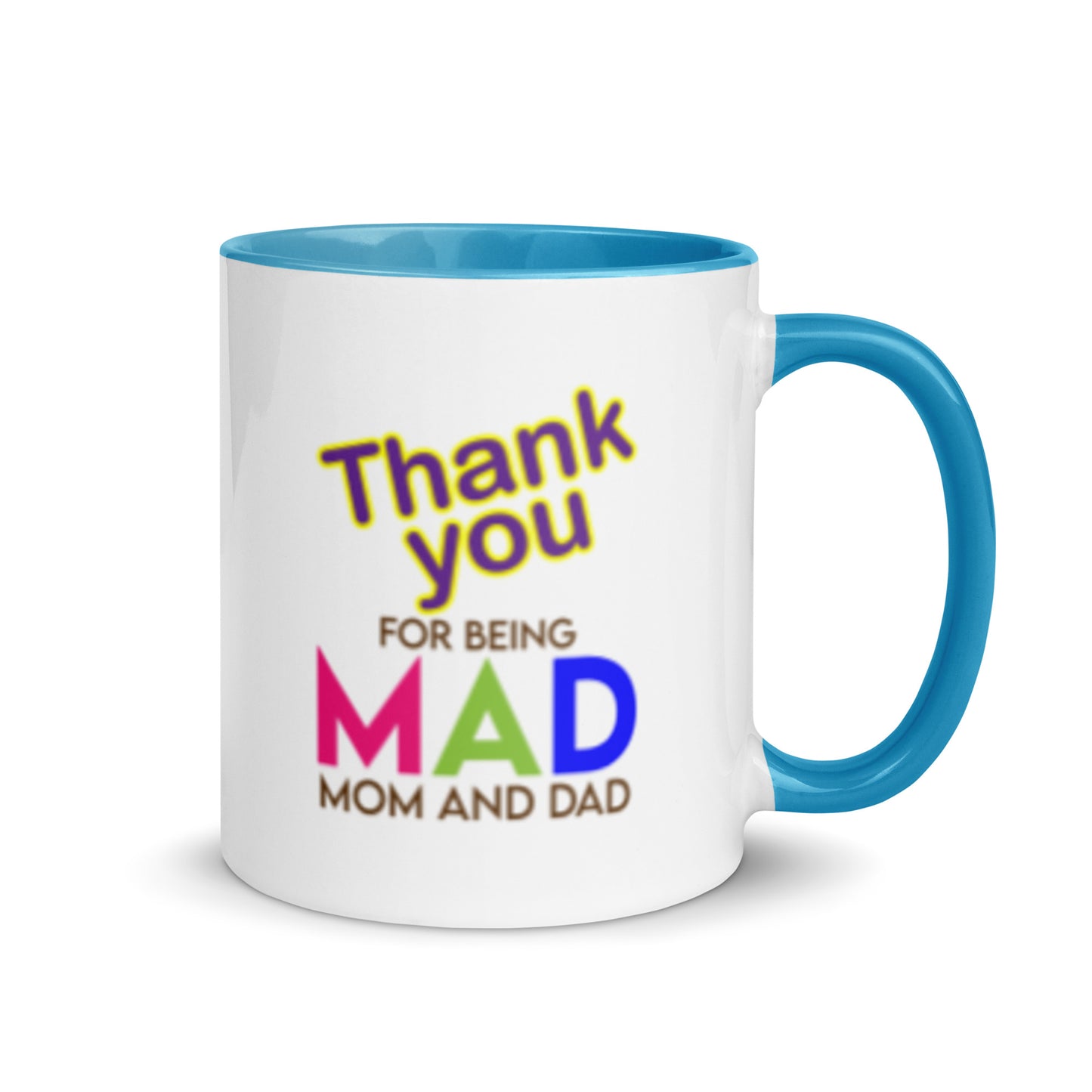 Taza de café con agradecimiento por ser mamá y papá: gratitud sincera en una taza