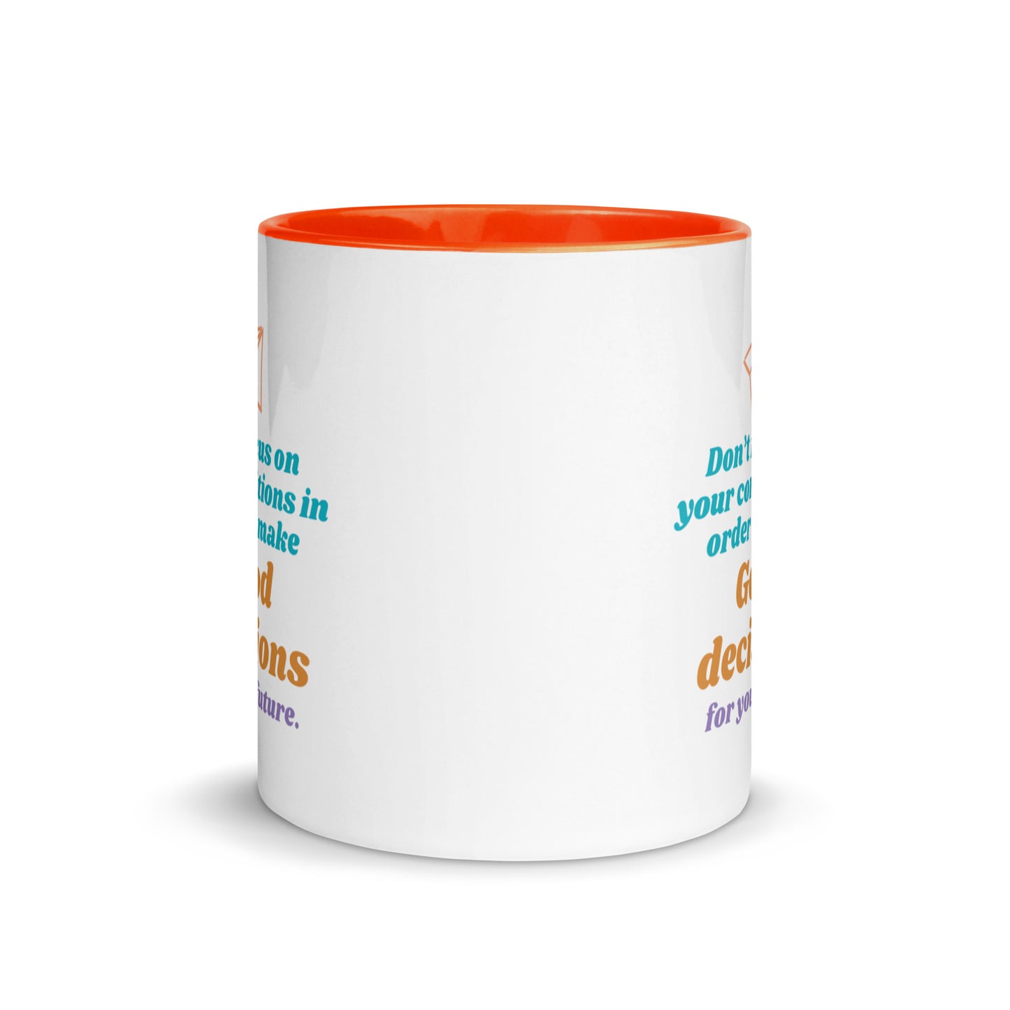 Taza de toma de decisiones orientada al futuro