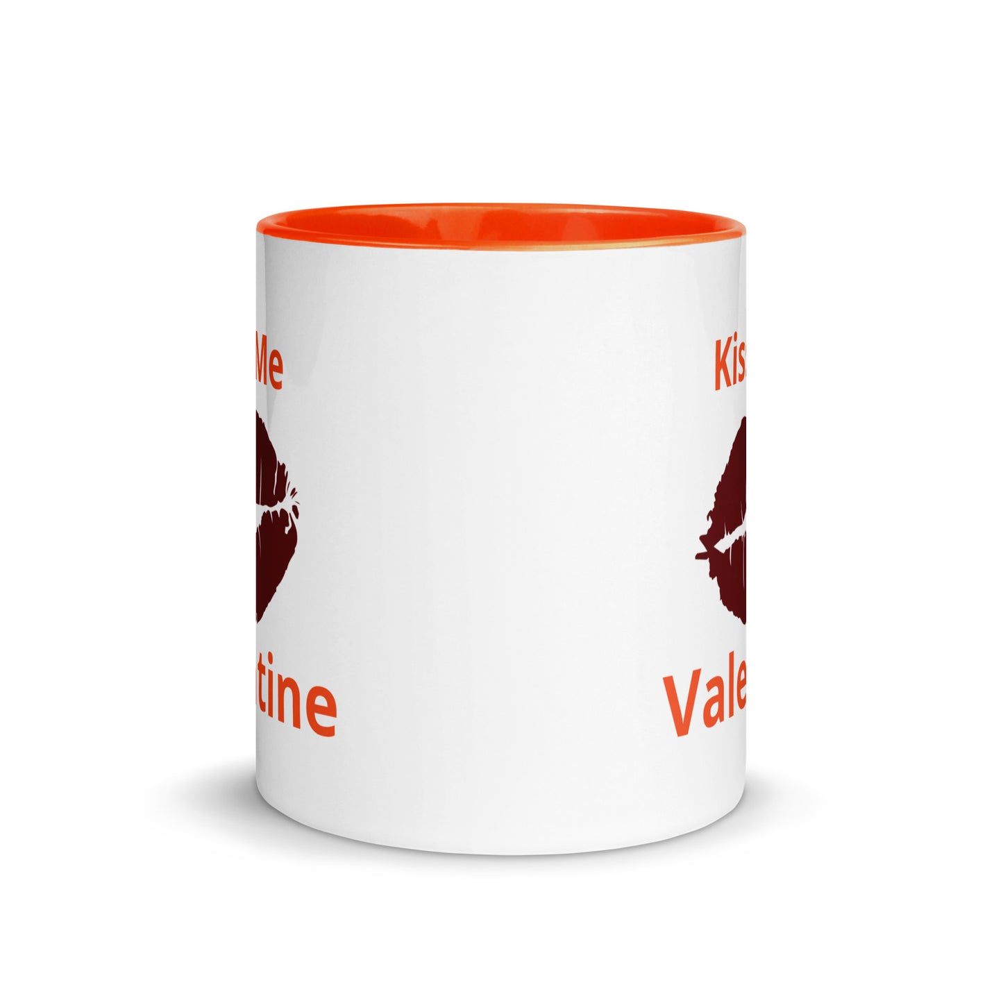 Taza de café con estampado de labios Kiss Me Valentine