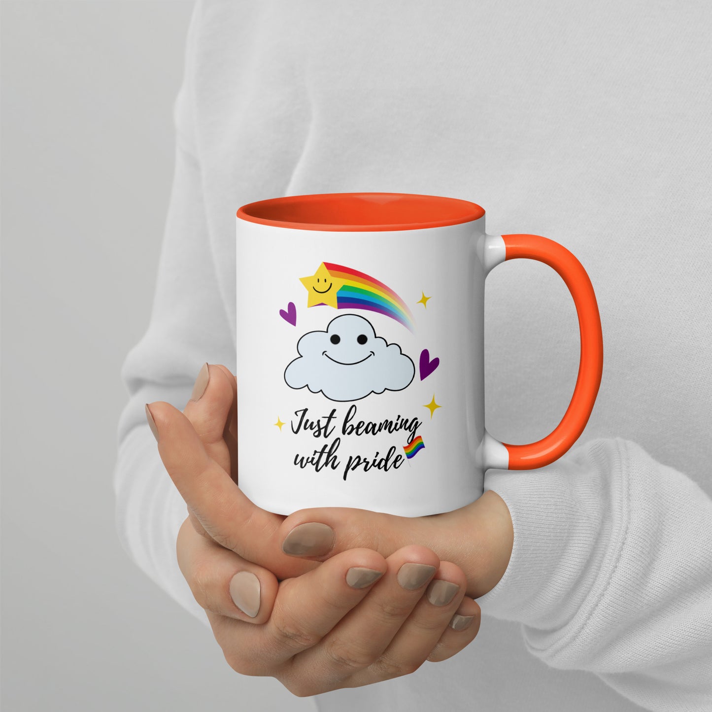 Taza de café Radiante de orgullo