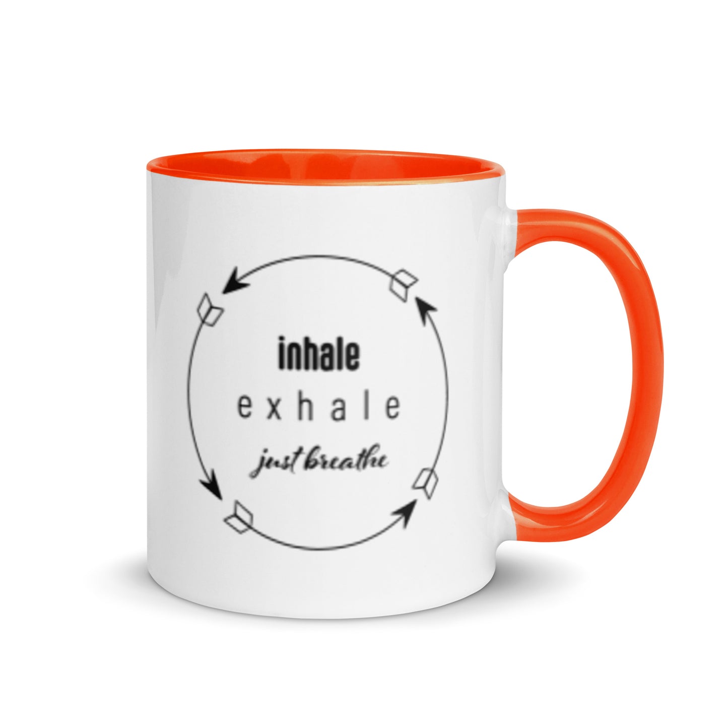 Respira tranquilo: Serenidad guiada por flechas - Taza de café