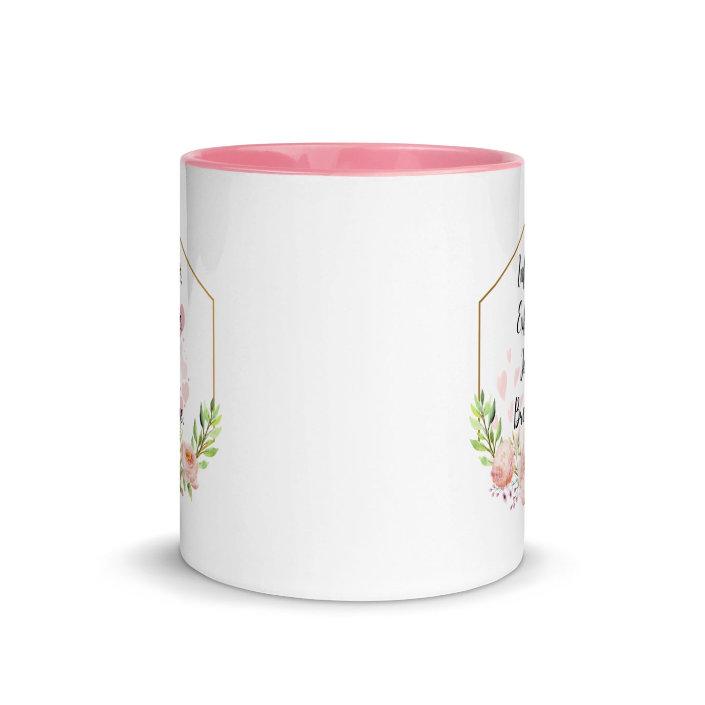 Taza de café inspiradora Zen Breathe Easy