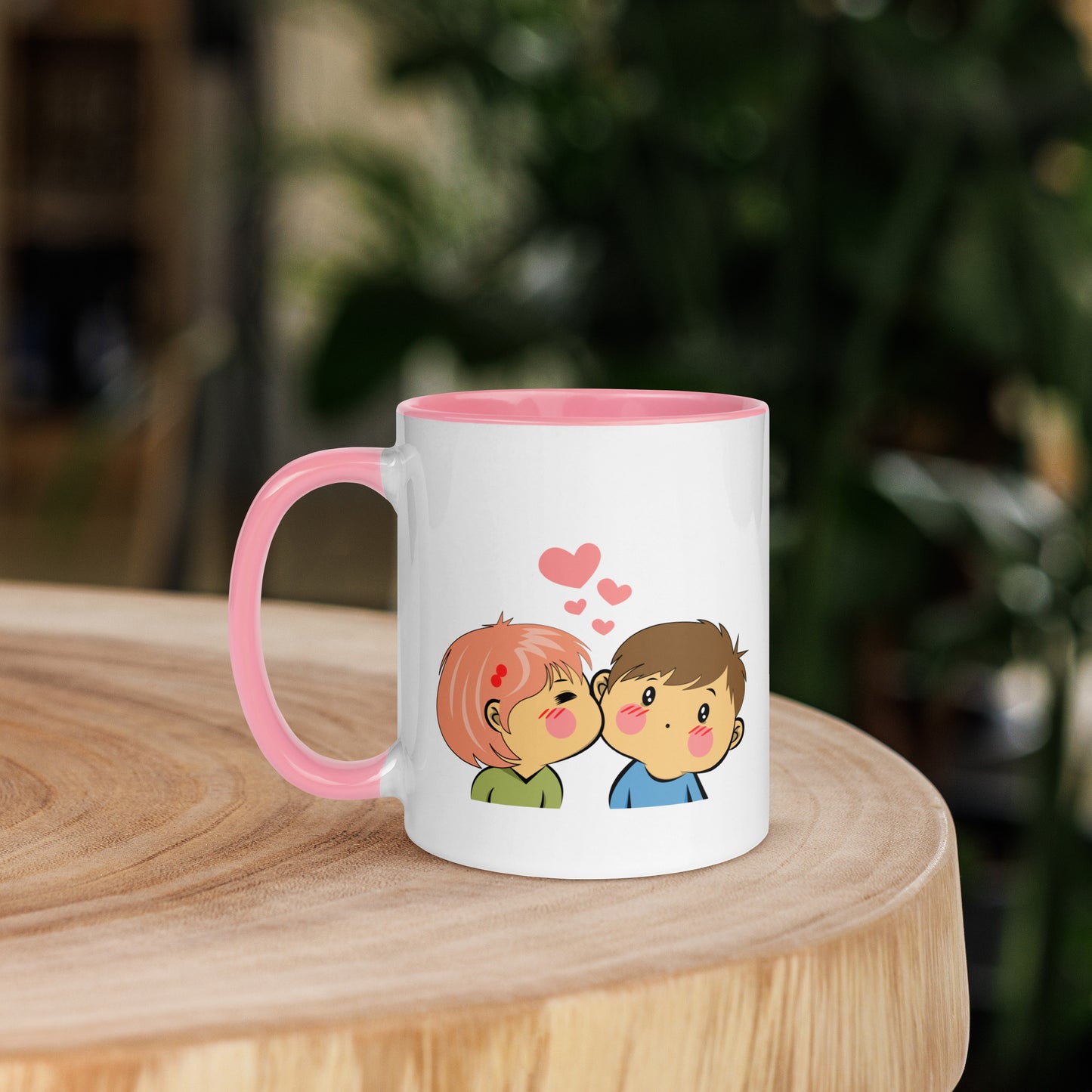 Taza de café El dulce abrazo del amor