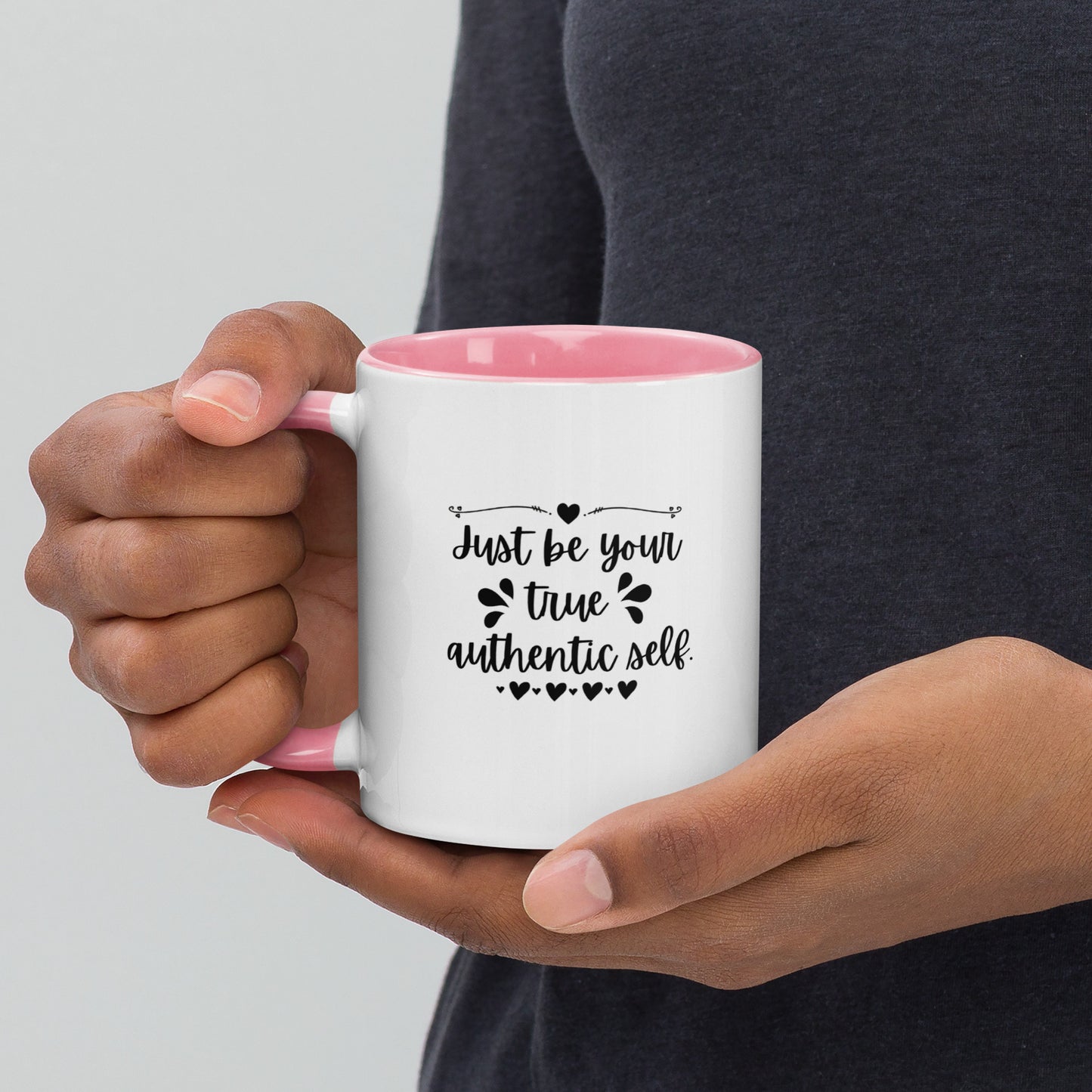 Taza de café inspiradora Serenidad espiritual: verdadera reflexión sobre uno mismo