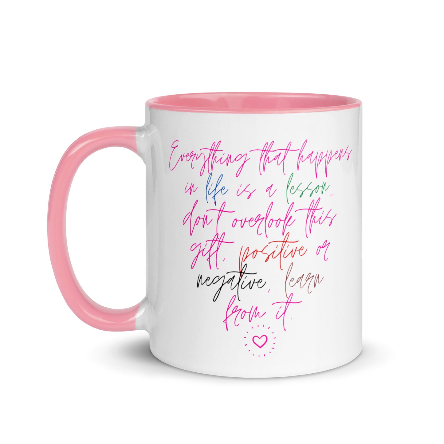 Abraza cada experiencia: Lecciones de vida Taza de café