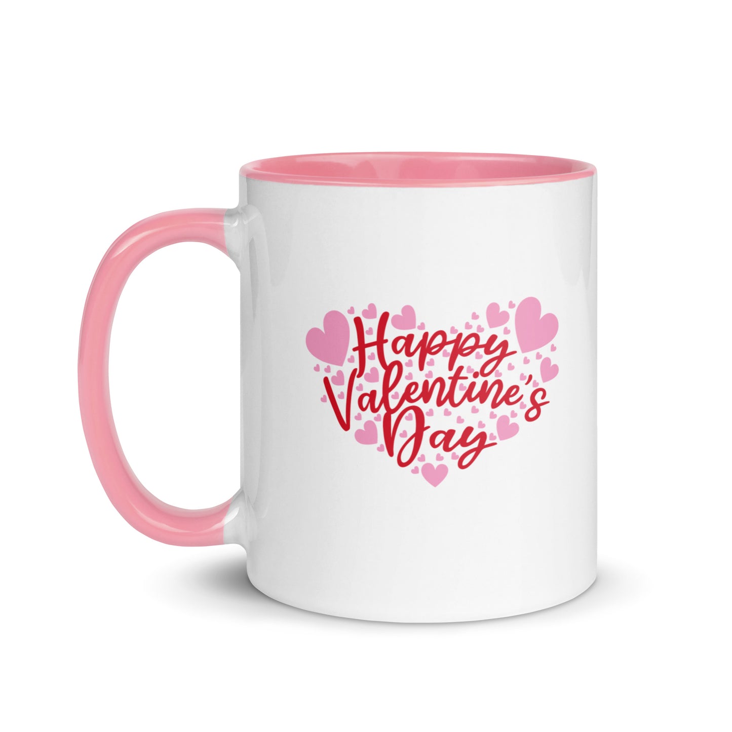 Taza de café con saludos sinceros para el día de San Valentín