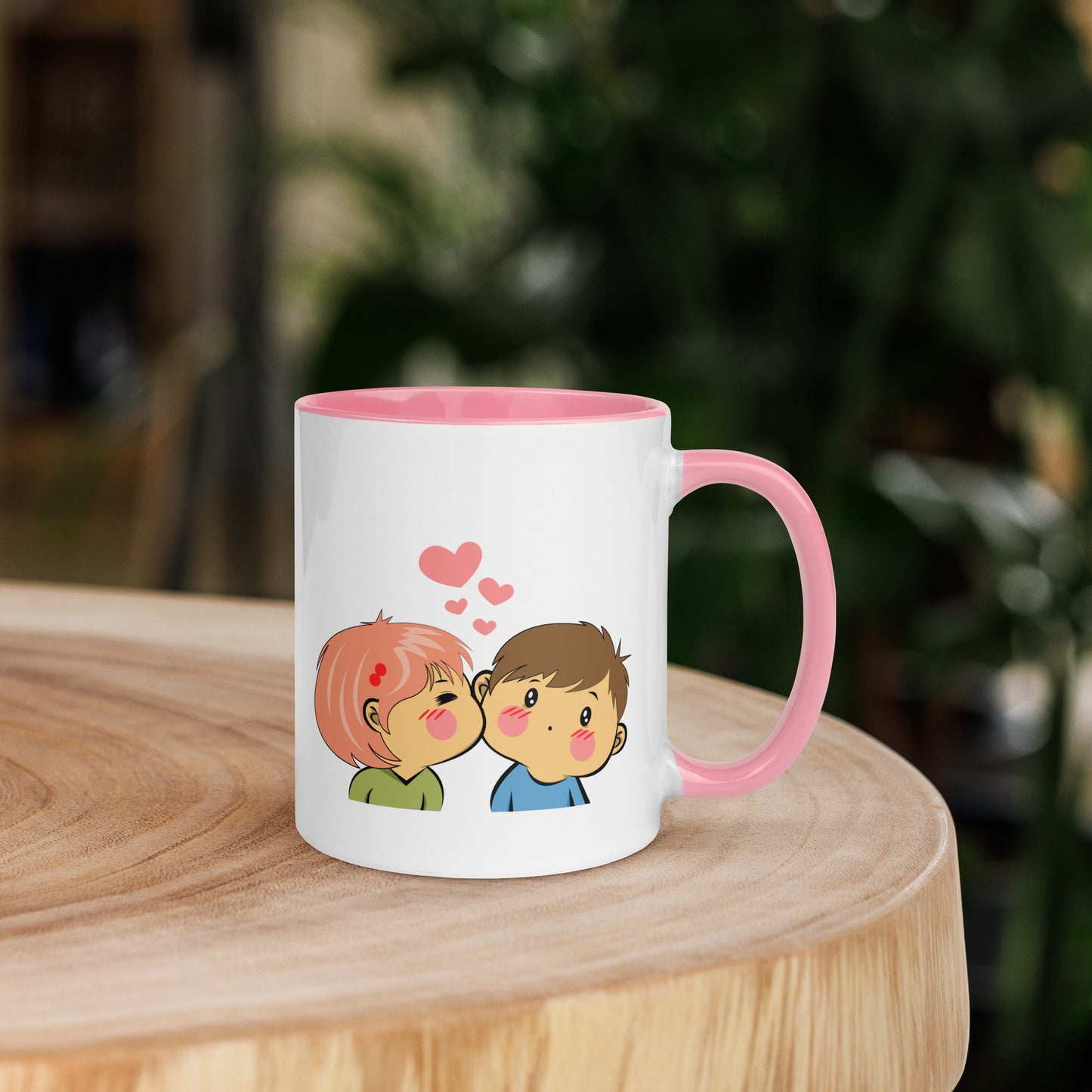 Taza de café El dulce abrazo del amor