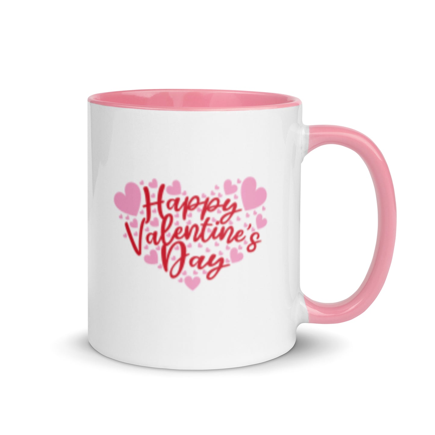 Taza de café con saludos sinceros para el día de San Valentín