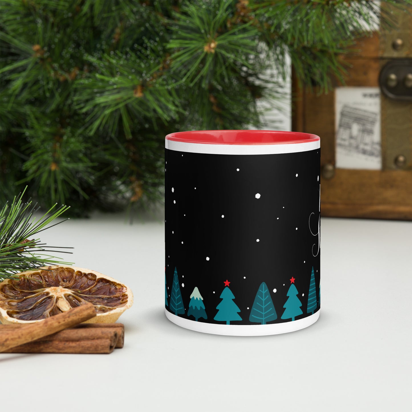 Taza caprichosa de invierno Let it Snow