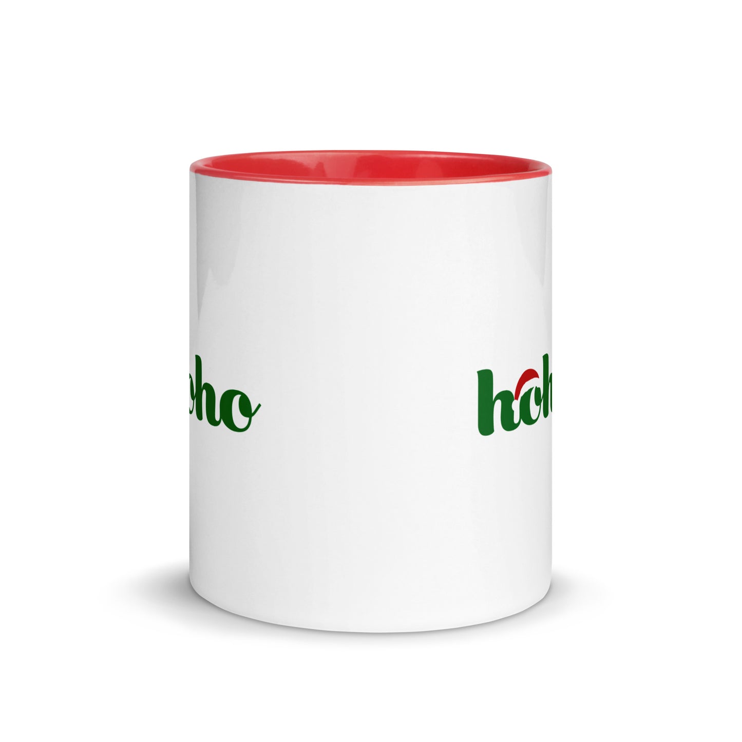 Taza de café con la alegría de Papá Noel