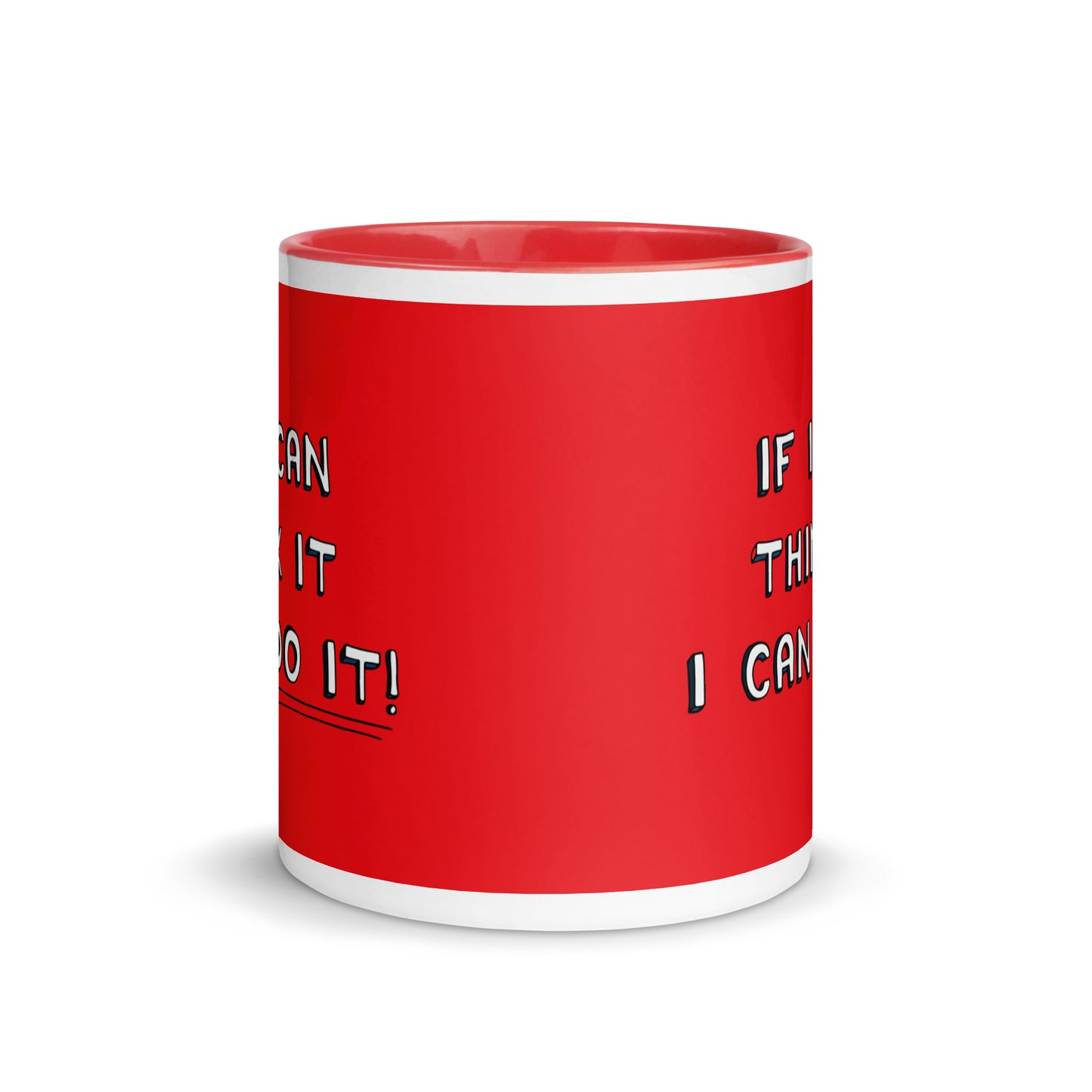 Taza de café roja Empoderamiento en cada sorbo