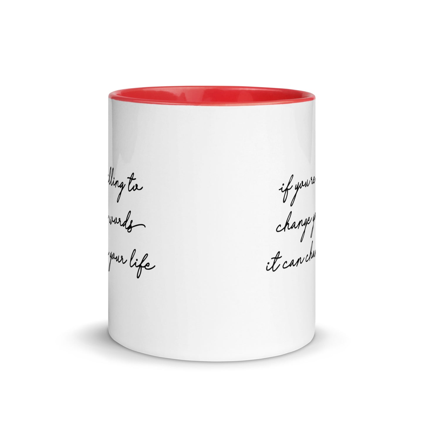 Taza de café con el poder de las palabras que te cambiará la vida