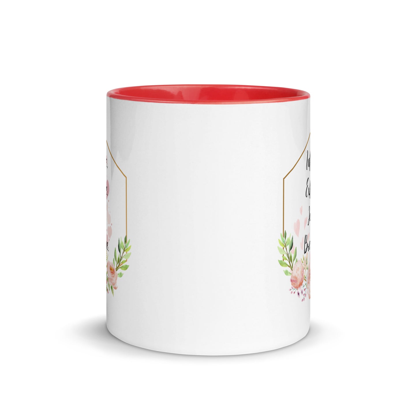 Taza de café inspiradora Zen Breathe Easy