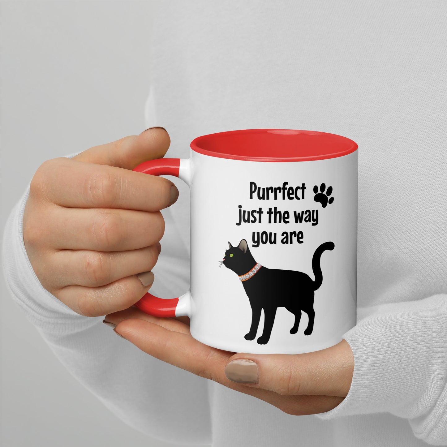 Taza de café Afirmaciones felinas: Purrfect You