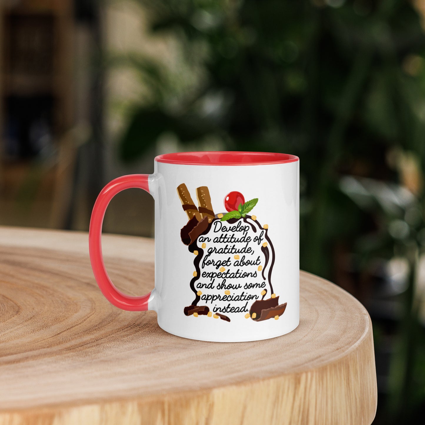 Taza de café espresso con mensaje Gratitude Glow: Appreciation