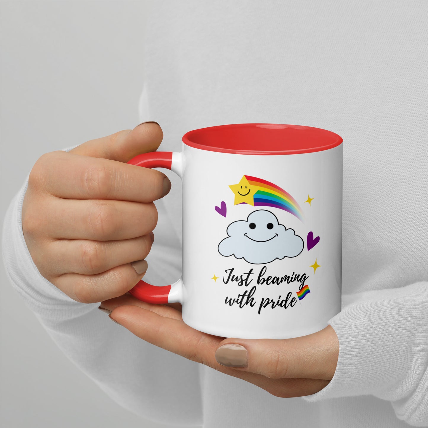 Taza de café Radiante de orgullo