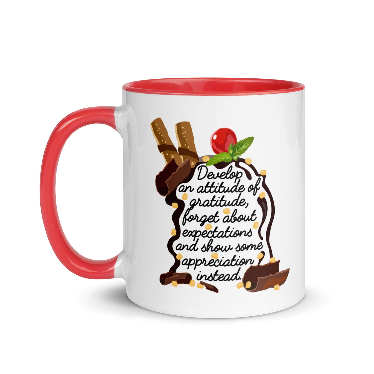 Taza de café espresso con mensaje Gratitude Glow: Appreciation