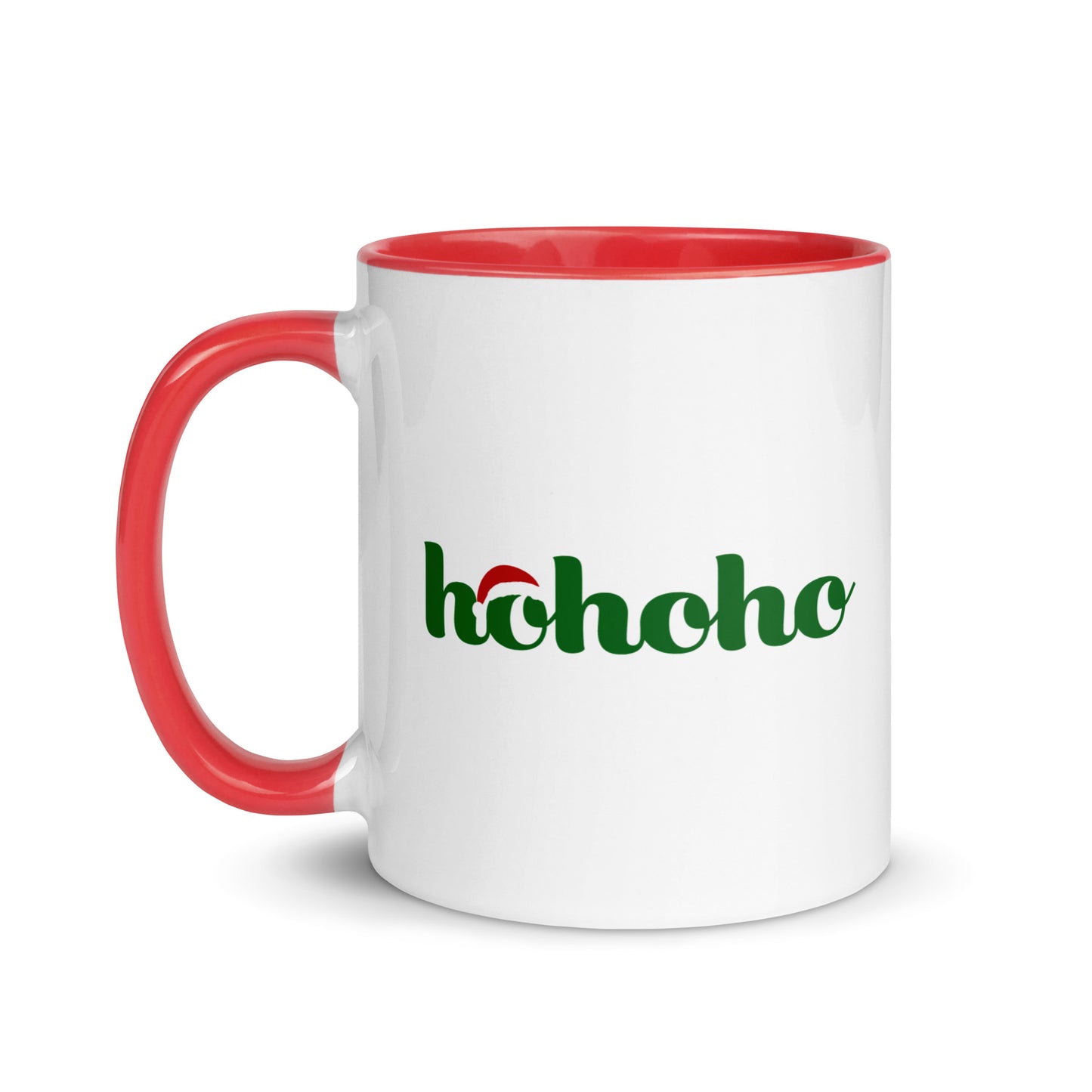 Taza de café con la alegría de Papá Noel