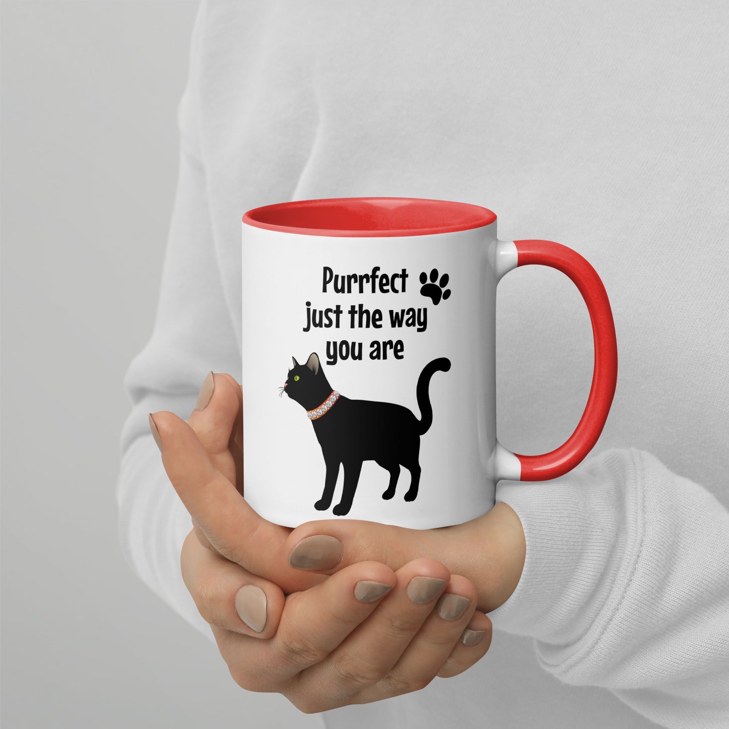 Taza de café Afirmaciones felinas: Purrfect You