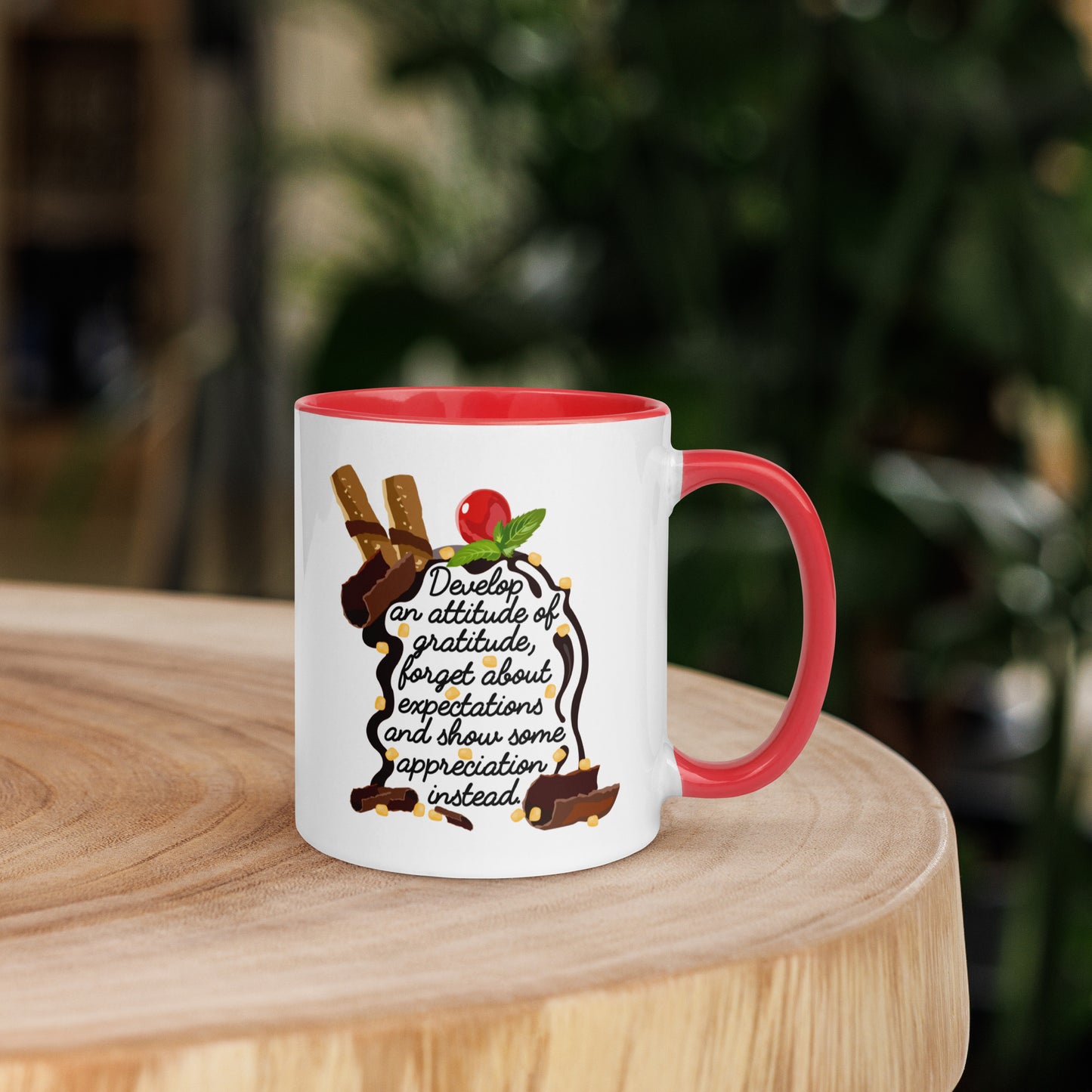 Taza de café espresso con mensaje Gratitude Glow: Appreciation
