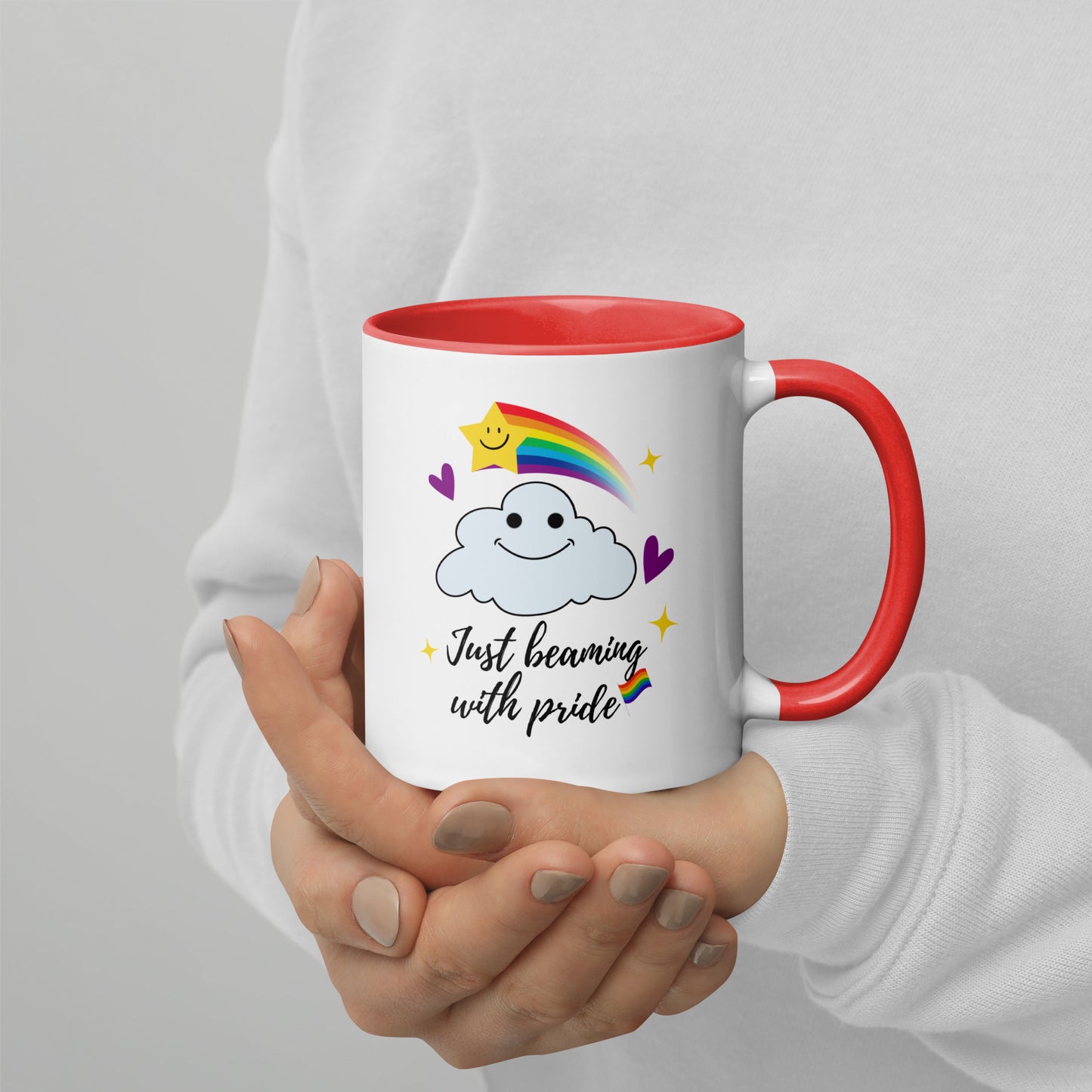 Taza de café Radiante de orgullo